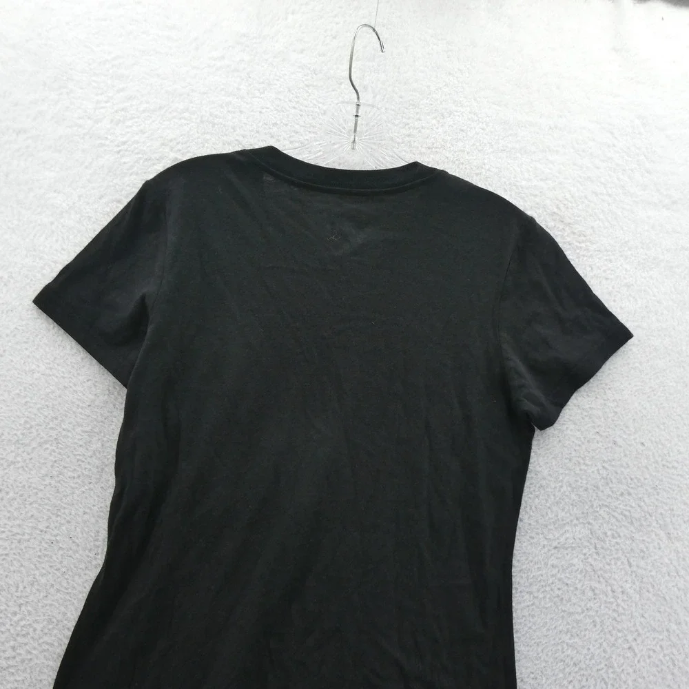G-III‎ Shirt Womens Medium Atlanta Hawks Black V-Neck NBA Fan Apparel Cotton - Picture 8 of 8